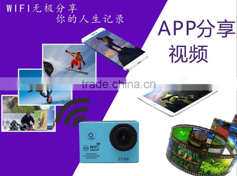 SJ7000 2.0 inch screen SJ7000 2.0 LCD Waterproof Sport Camera NT96655 1080P Full HD 30FPS WiFi Action Camcorder Car Dvrs SJ7000