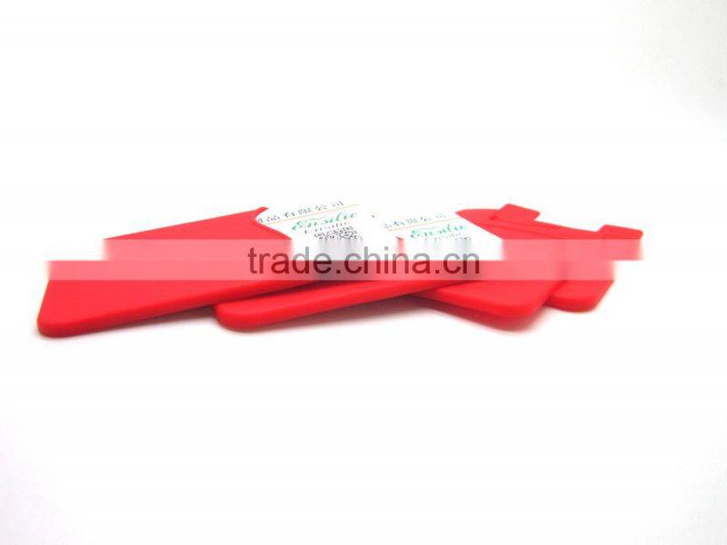 Change colorl Silicone wallet with cell phone pocket 3M Adhesive