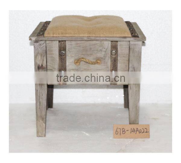 Small Distressed Wooden Cabinet
