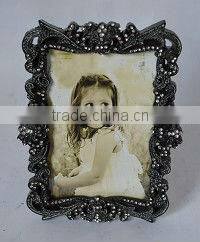 White baroque picture frame resin picture frame with good price