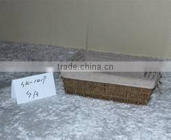 FSC wholesale 100% Handmade Nature bakery wicker bread basket