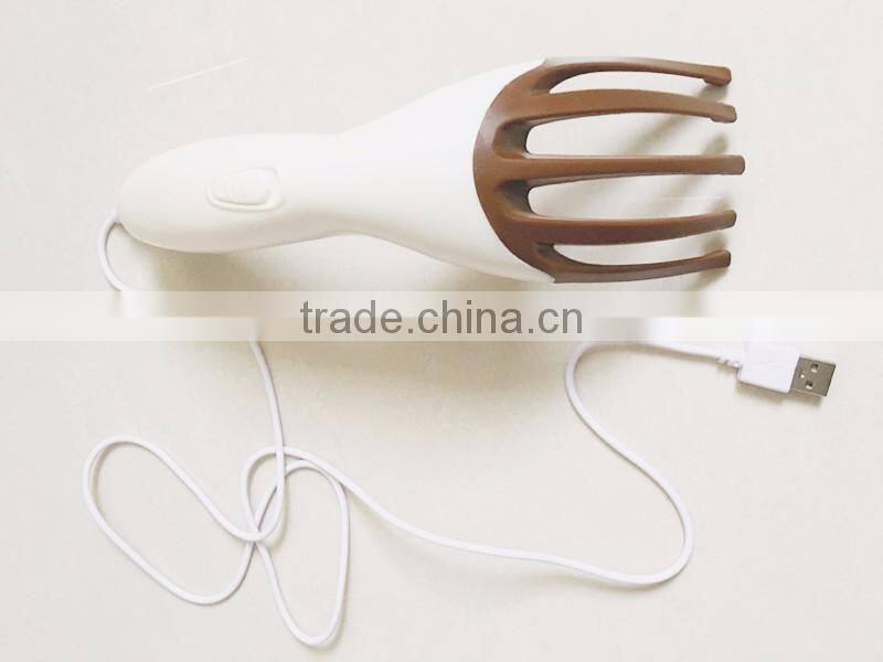 Multi-functional Beauty Five Claws Electric Massager For Head/Body,Mini USB Charge Handheld Head Personal Massager For Wholesale