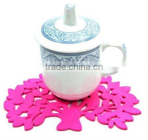 promotional polyester felt cup mat