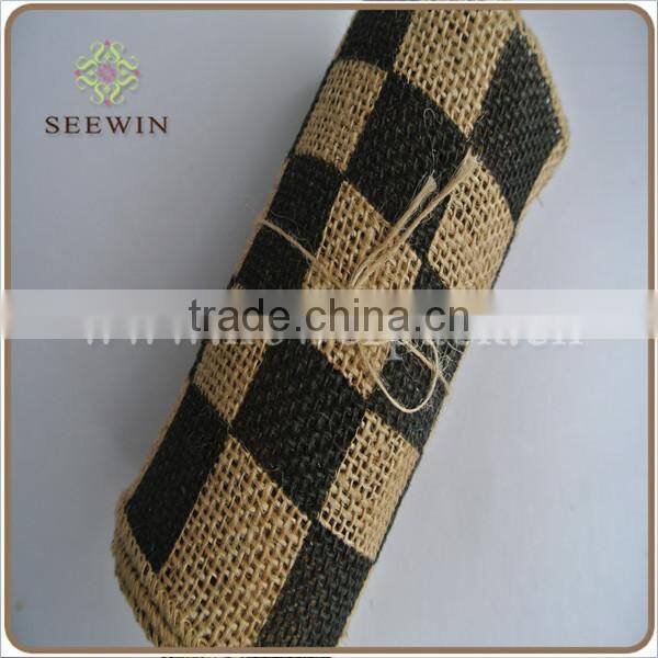 natural jute burlap rolls with print