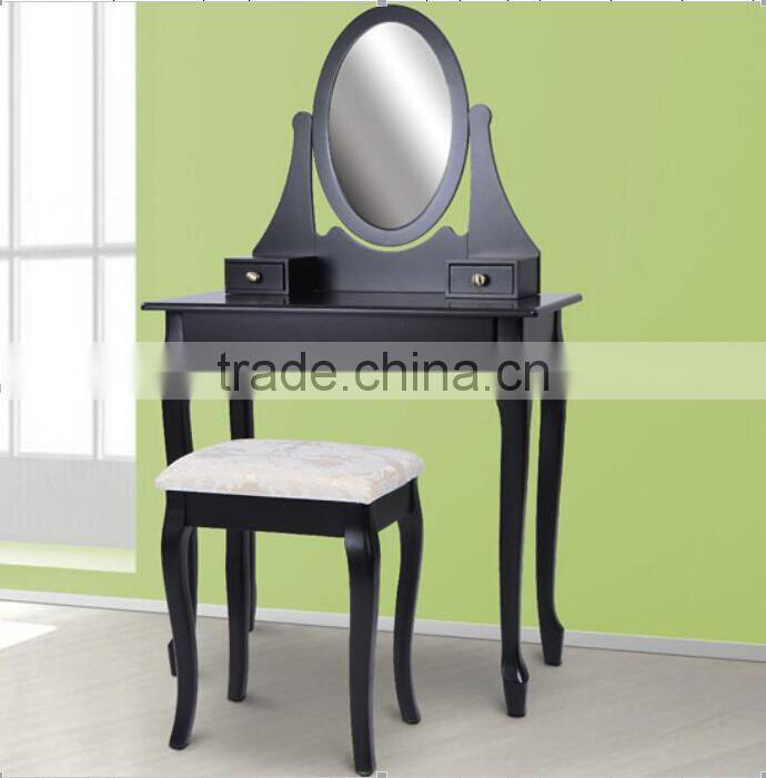Bedroom Wooden Make-up Dressing Table Set, Home furniture Wooden Dresser, Make up Table