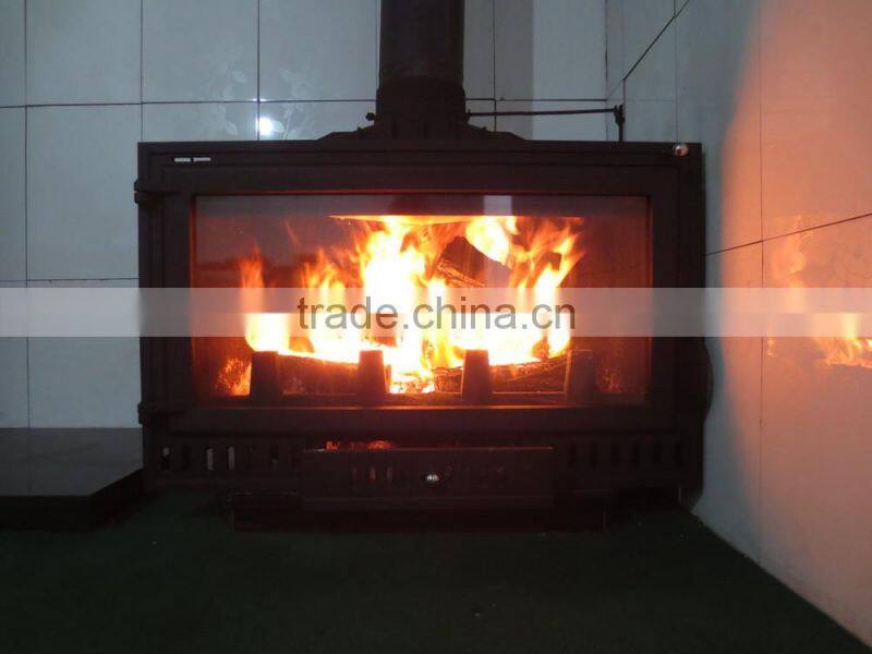 15KW CE certificates high quality europe style large size decorative wood pellet stoves inserts HS-X15