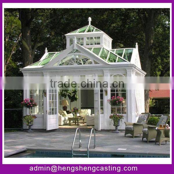 Victorian Glass House /Sun Room /Winter Garden Price HS-GREENHOUSE-161222