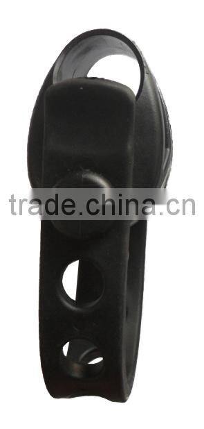plastic buckle with rubber strap