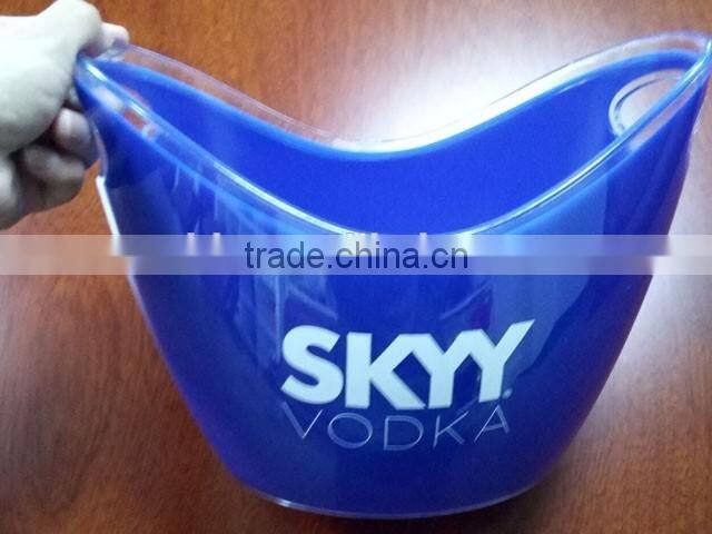 2016 promotional products high-end stainless steel bucket with barware