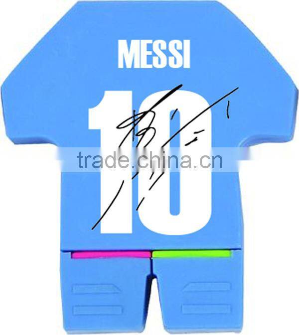 Two color cute highlighter in football polo shirt