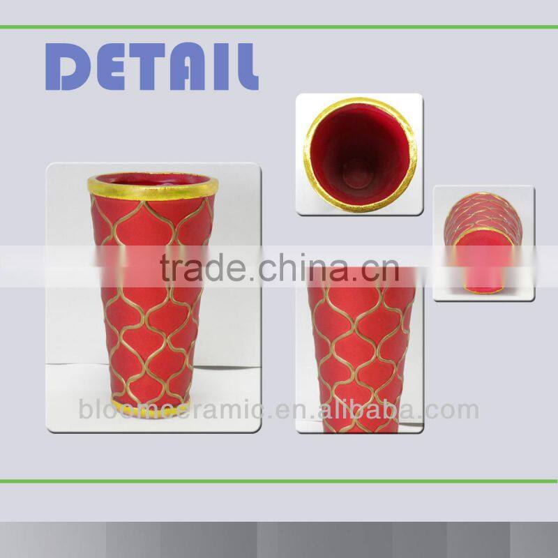 Christmas decorative outdoor flowers vase