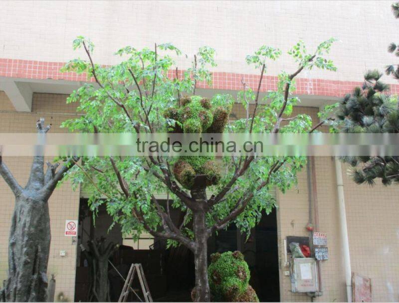 Artificial banyan tree with grass animals for sale