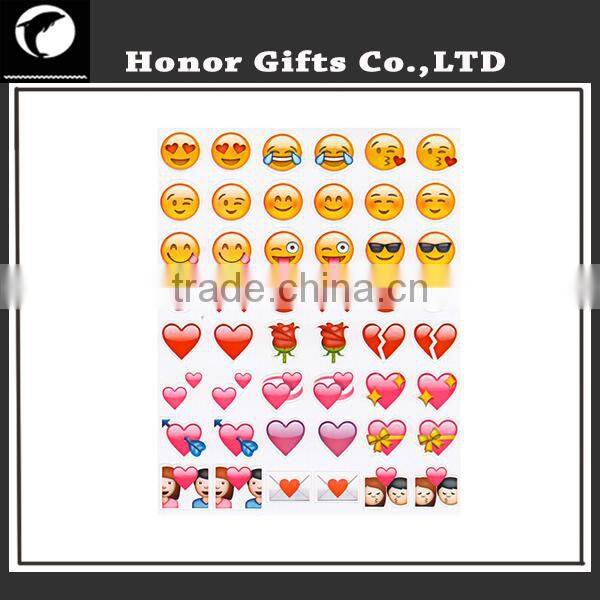 Most Popular Hot Sale Promotional Wholesale Emoji Stickers