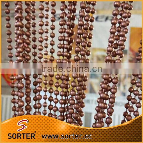 made in China metal metallic chain cheap bead curtain