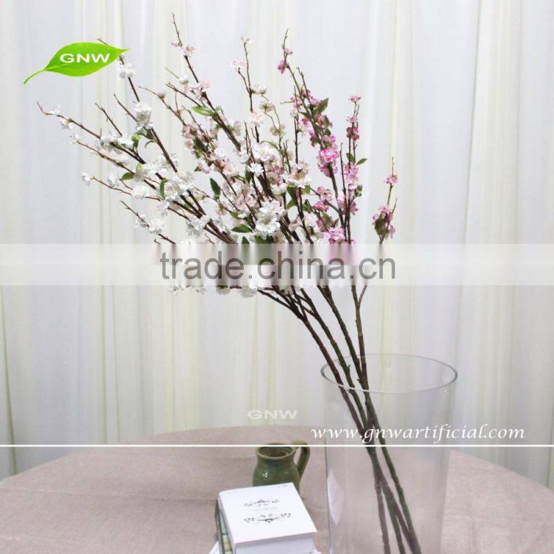 GNW BLB-CH1605012 High quality Single stem Artificial Cherry Blossom for wedding decor