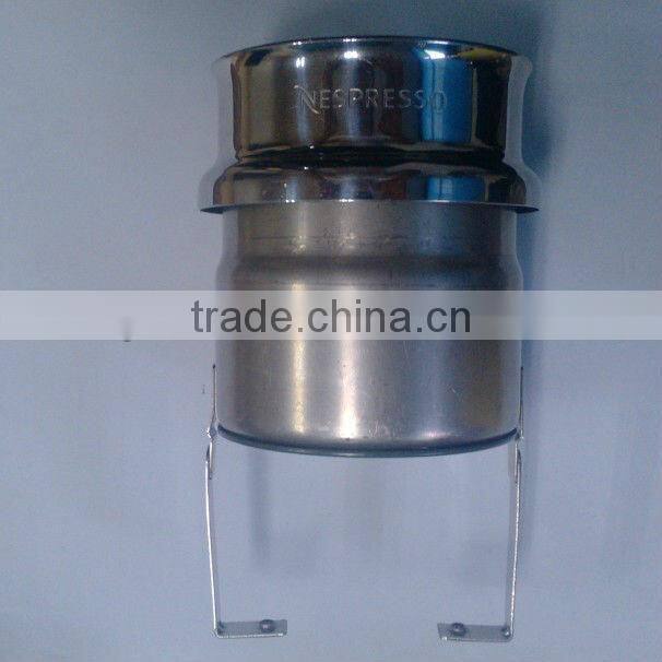 Milk frother inner pot with heater