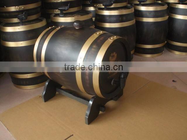 High quality cheap red wine wooden barrels with holder