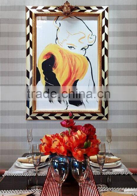 Alibaba China Supplier Solid Wood Modern Style Dinning Room Wall Picture