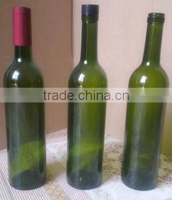 750ml antique green glass wine bottles wholesale
