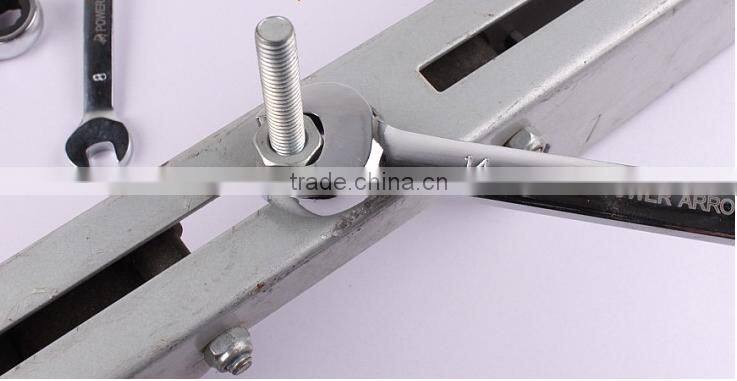 10mm ratchet wrench Flexible head Gear Spanner Combination Torque Chrome Vanadium Auto Repair Two way