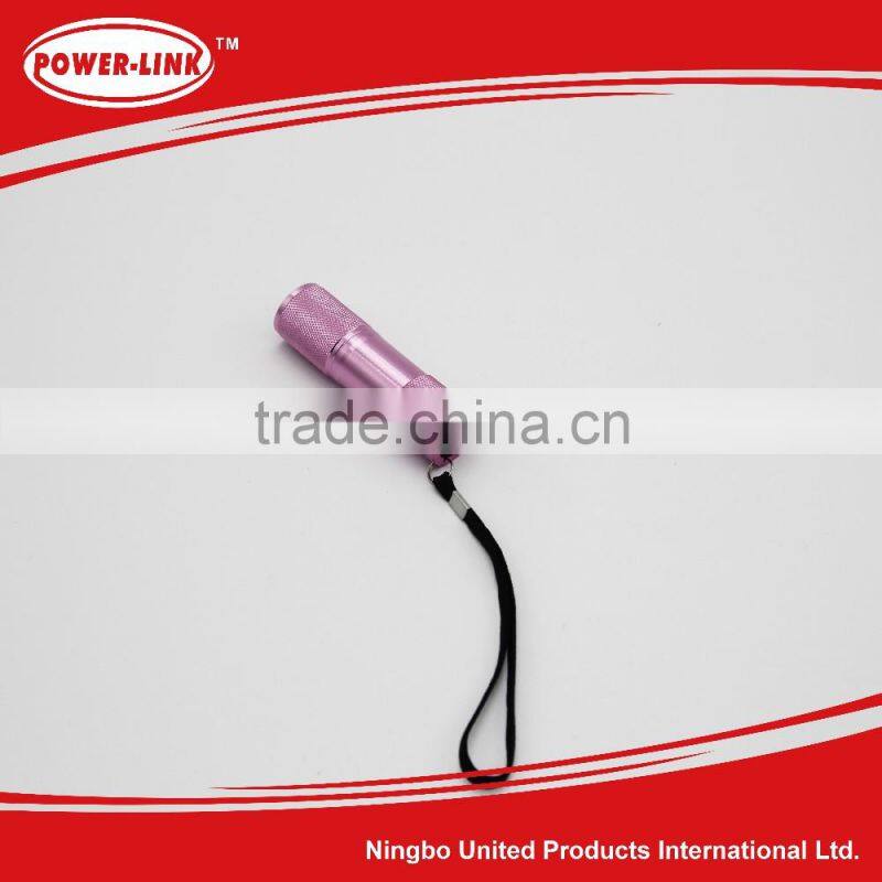 9 Led Flashlight With 3*AAA Normal Batteries