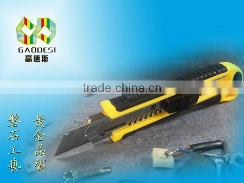 plastic rubber handle Utility Cutter Knife