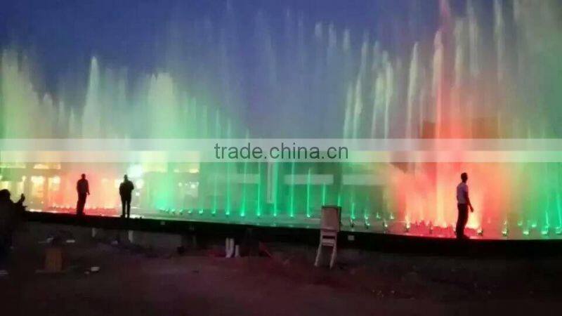 Stainless steel material and ornaments type chasing music fountain project