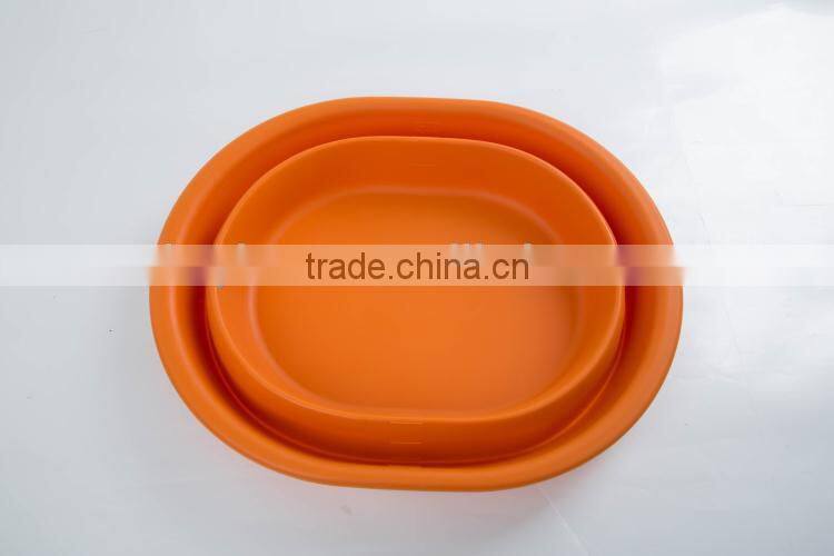 Fashionable collapsible salad bowl fruit wash bowl