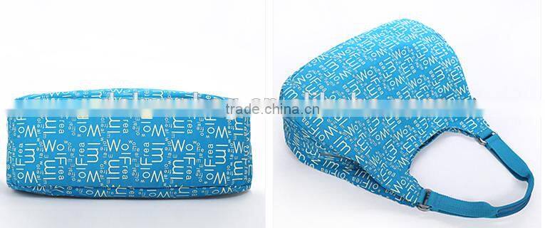 Fashion Letter Printing Nylon Handbag For Women