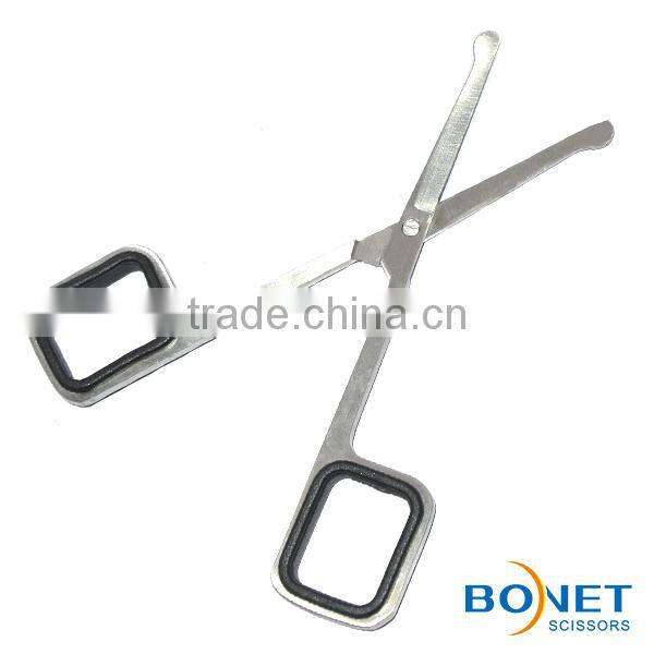 SEM0014 4-3/4'' stain polished blades square handle nose hair scissors