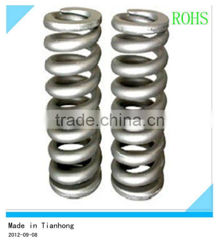 Heavy duty compression springs with large wire diameter