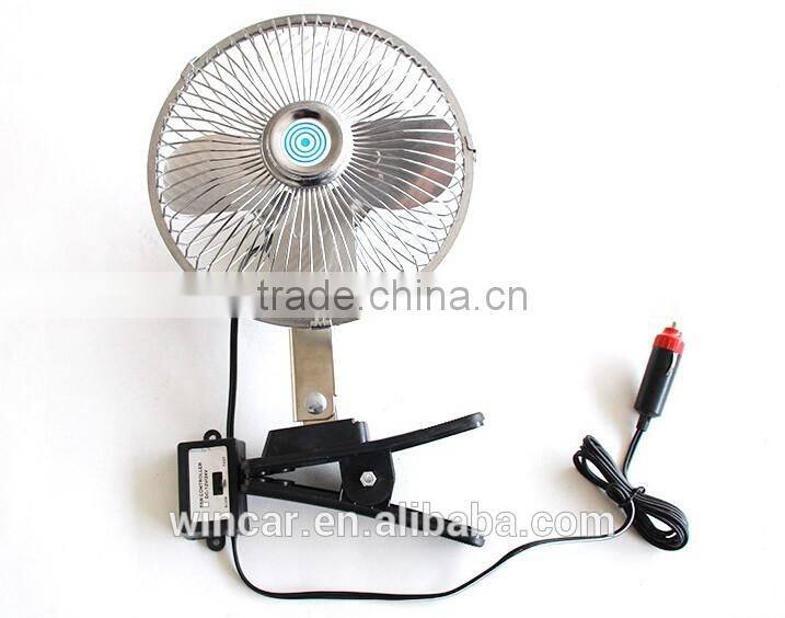 12V/ 24V Mini Electric Fan Oscillating Car Fan