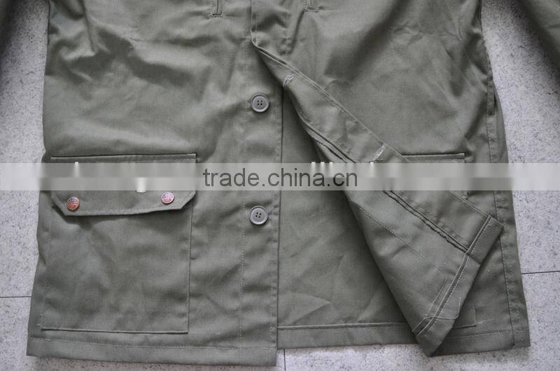 Oliver green heavy duty cotton soldier's trainning TDU suit sets