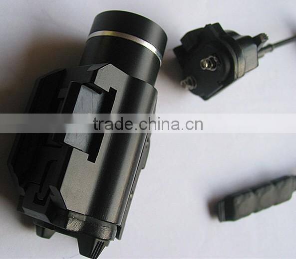 Tactical quick start green laser sight scope and strobe 200 lumen CREE Q5 LED light combo