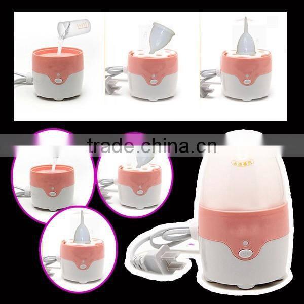 Medical Grade Silicone Lady Silicone Menstrual Cup Sterilizer