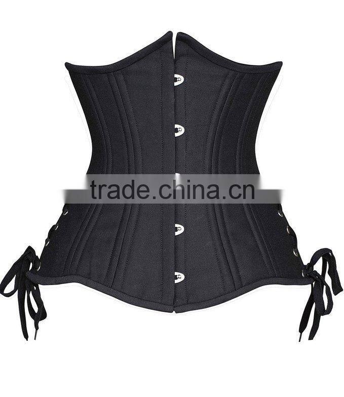2016 NEW Arrival Perfect Effects 26 Bone Waist slimming Underbust Silk Surface Double Steel Bone Corset