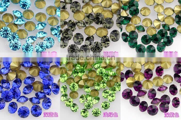 China pink opal rhinestone for wedding decoration wholesale
