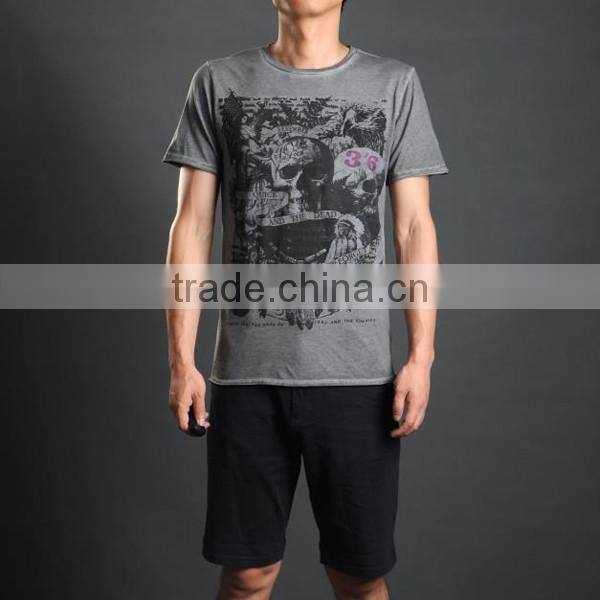 japanese custom design men's t shirt