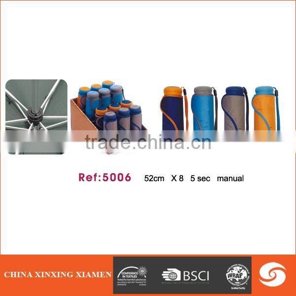 2017 new style fasion promotional 5 fold umbrella