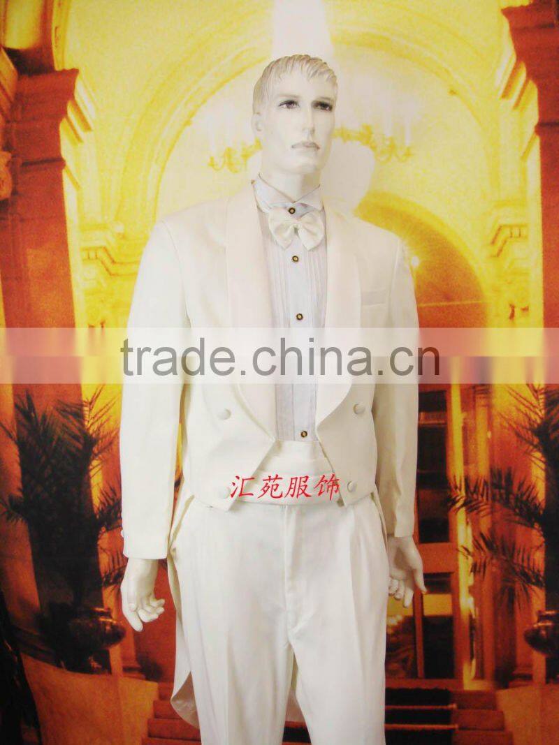 white tuxedo wedding suit