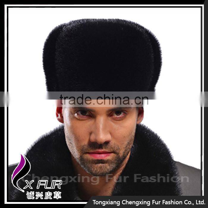 CX-C-92A New Products Custom Unisex Fashion Mink Fur Man Luxury Russia Winter Hat
