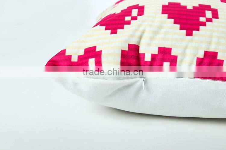 Modern style sublimation decorative square cushion pillow case