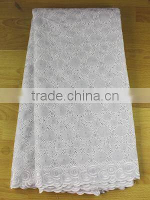 quality new orange cotton lace fabric for wedding dress SL0308