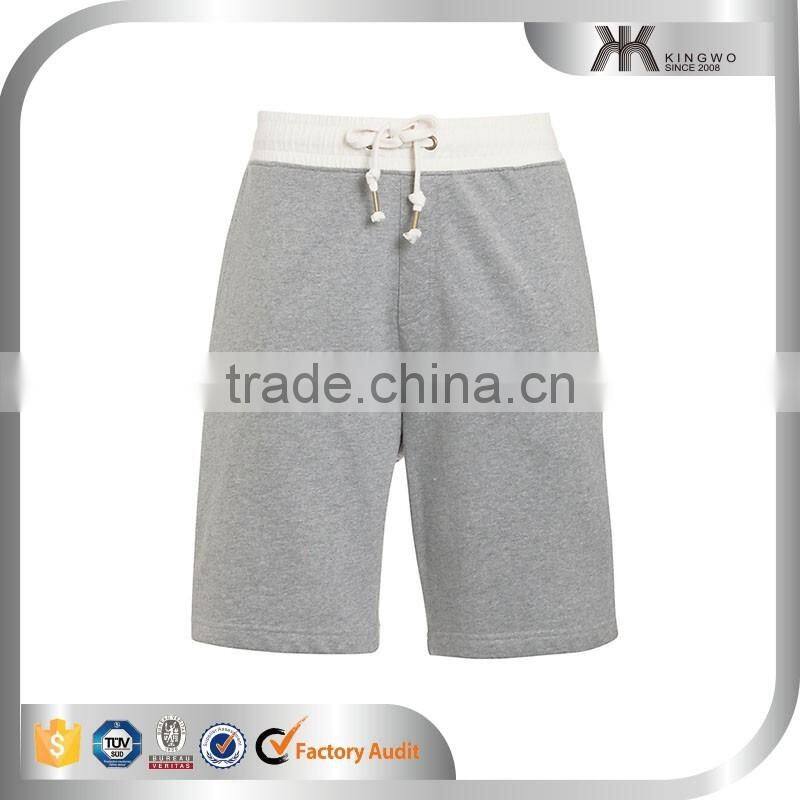 2016 Mens Sweat Shorts Wholesale Stylish OEM Solid Sweat Jogger Shorts