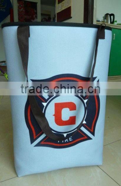 Christmas shopping tote bag