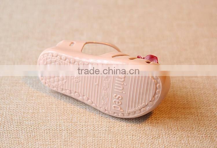 floral girl summer jelly sandals, flower girl melissa sandals