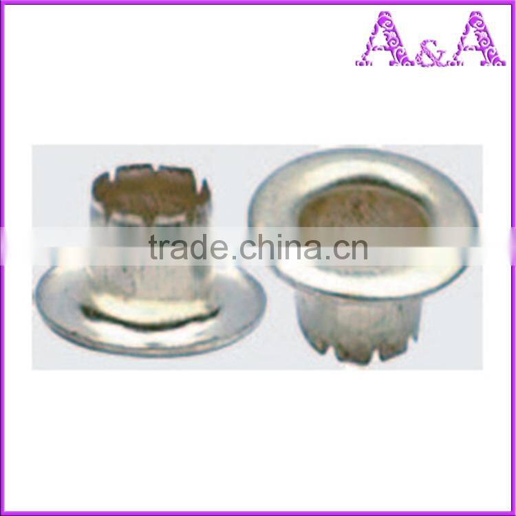 High quality metal brass eyelets and grommets for shoes handbag