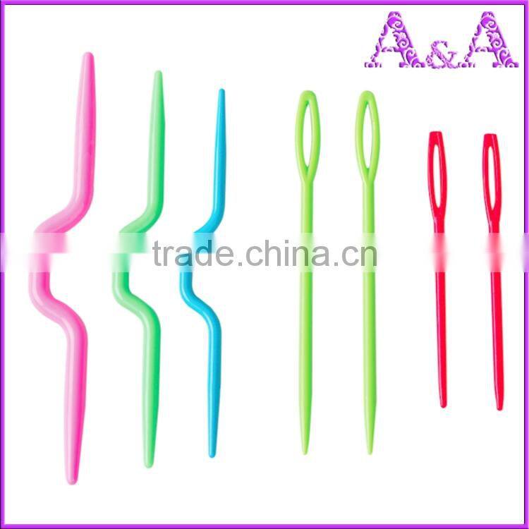 11 pcs Multicolor Knitting Needles Mixed Metal Hook Crochet Template Kit TPR And Aluminum For Loom Tool Band DIY Crafts