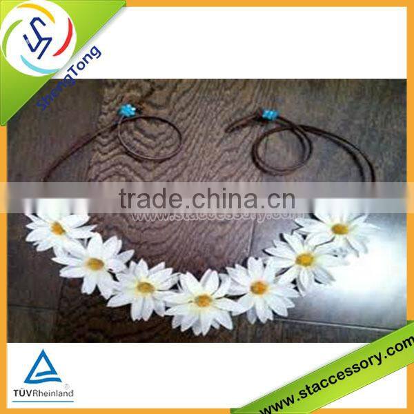 Fashion decoration flower fabric flower crown
