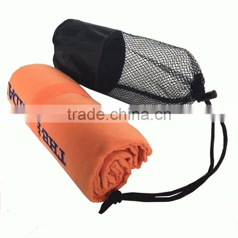 Microfiber outdoor travel towel for backpacking cool sport towel hiking sports towel